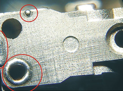 <a href='http://m.jiaguwen.cc/product/3.htm' class='text_a'>模具激光焊機(jī)</a>修復(fù)模具效果